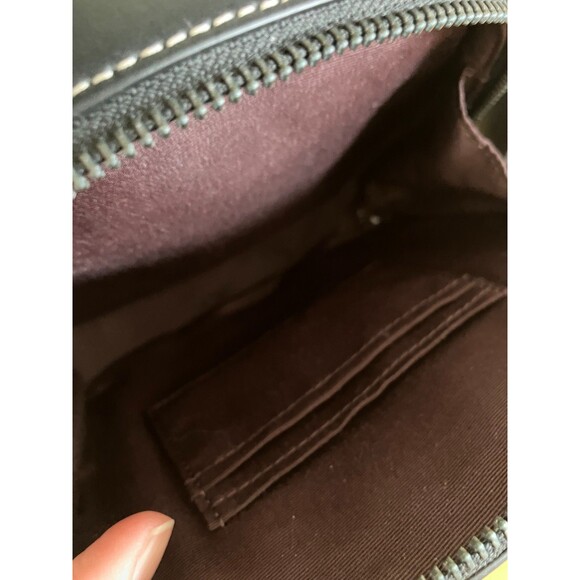 Coach X Disney Mickey Mouse Face Ear Pie Eye Leather Crossbody Bag Lightly Used - Picture 10 of 12